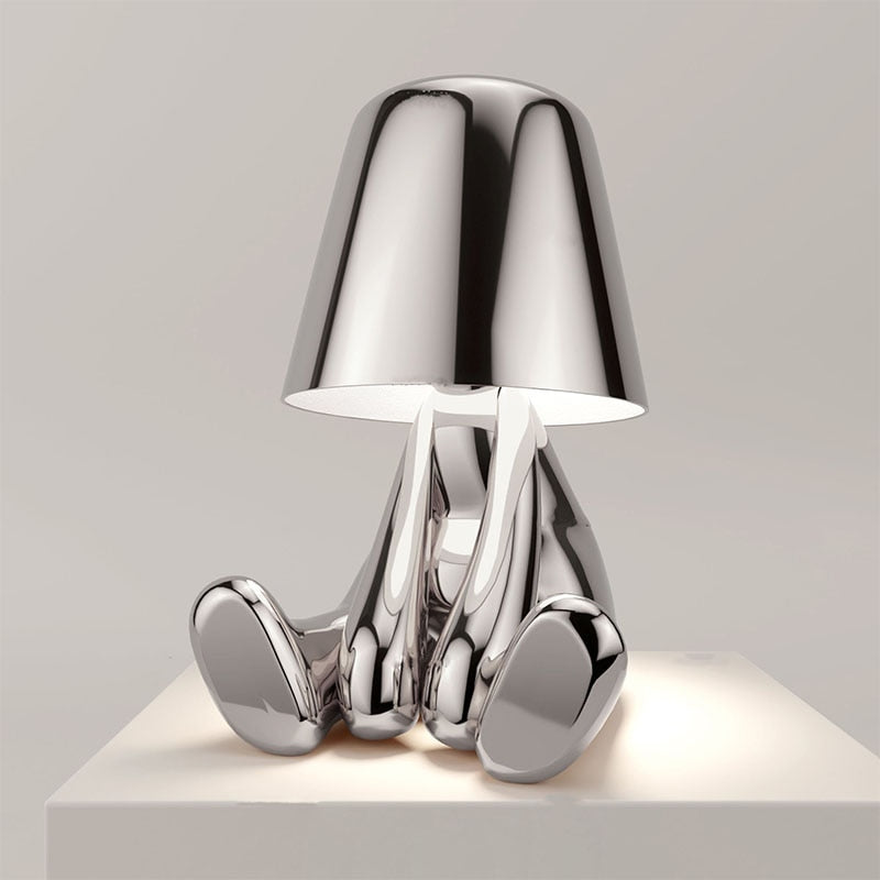 DudeLamp-Relaxing Silver-Nora Luxe