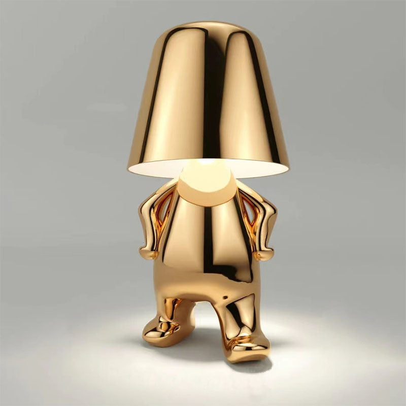 DudeLamp-Walking Gold-Nora Luxe