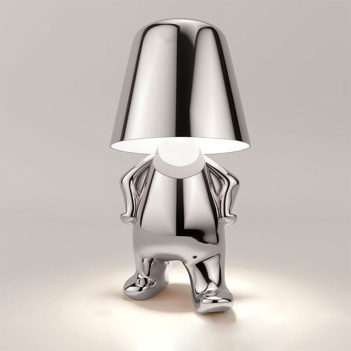 DudeLamp-Walking Silver-Nora Luxe