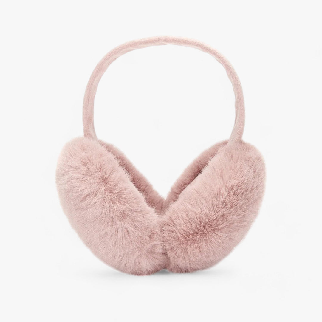 Ear warmers in faux fur | Winter Luxury and Warmth - Luna-Pink-Nora Luxe