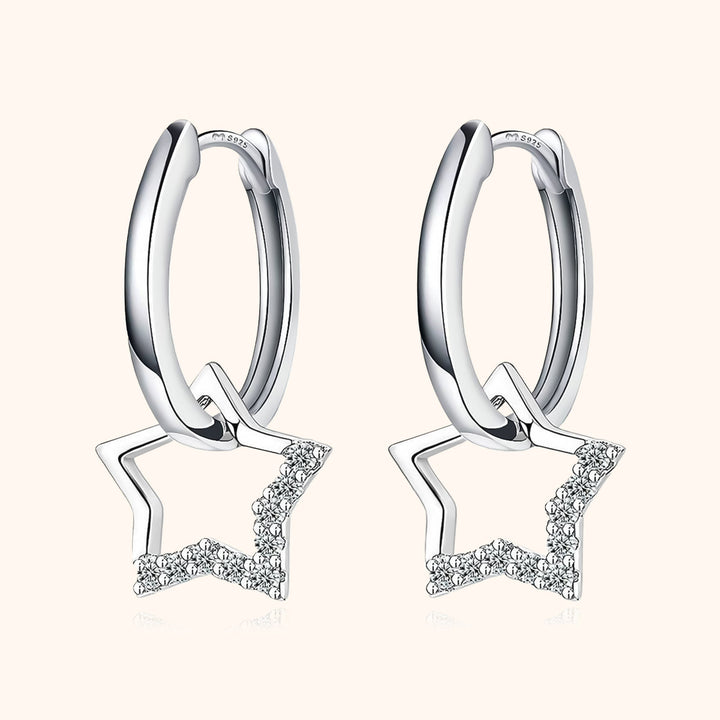 Earrings with Charms - Noëmi-Silver-Nora Luxe