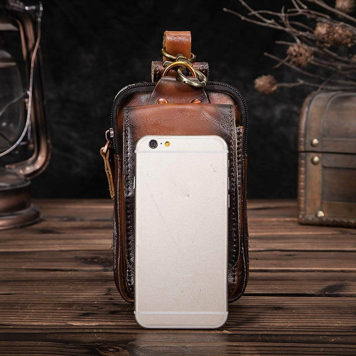 Genuine Leather Men’s Waist Pack