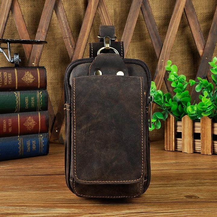 Genuine Leather Men’s Waist Pack