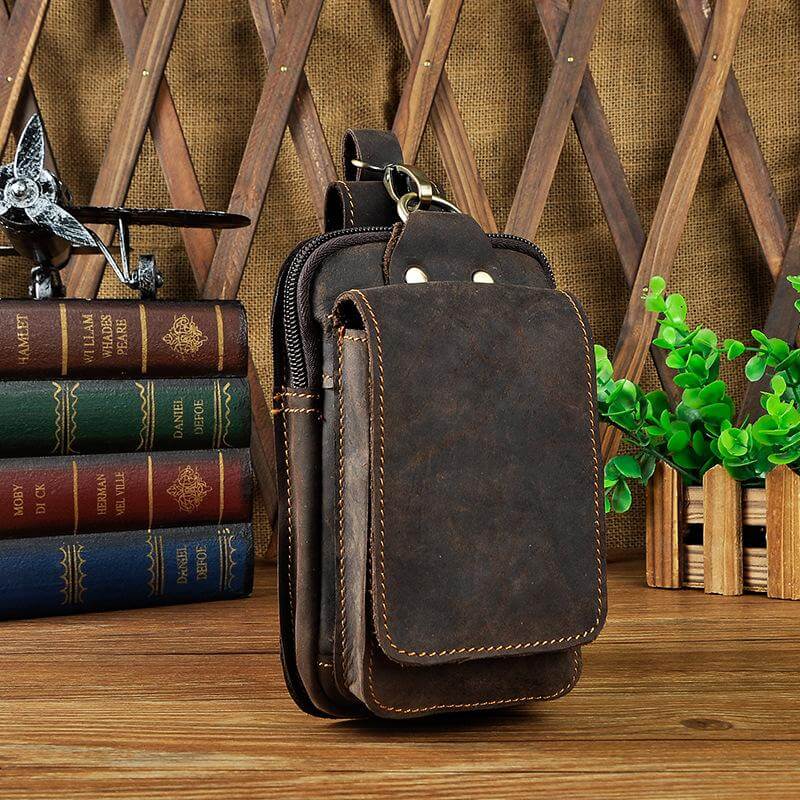 Genuine Leather Men’s Waist Pack