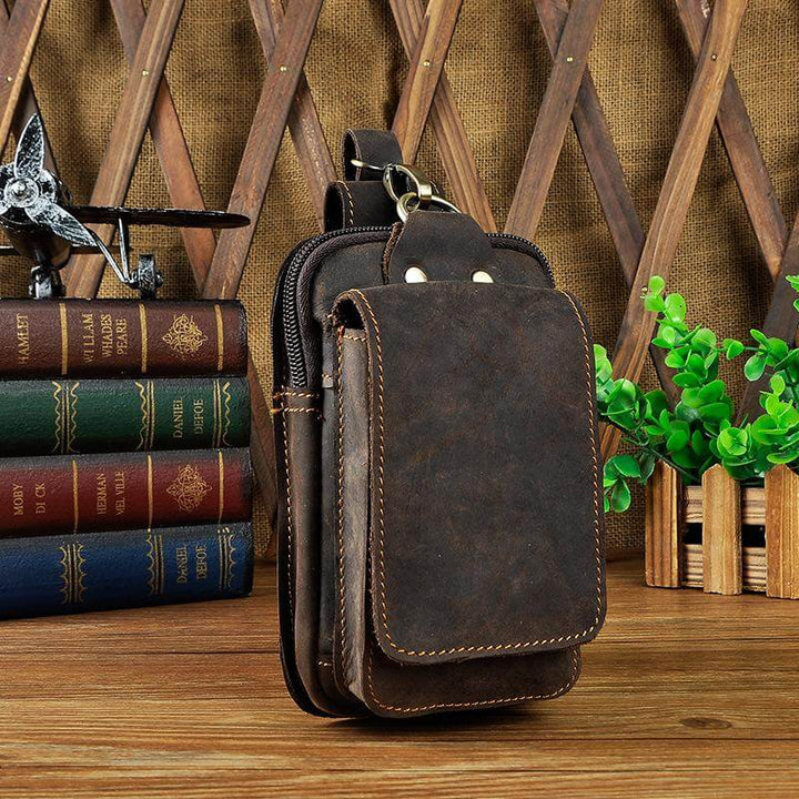 Genuine Leather Men’s Waist Pack