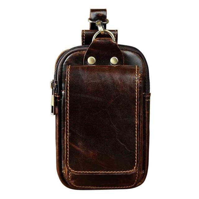 Genuine Leather Men’s Waist Pack