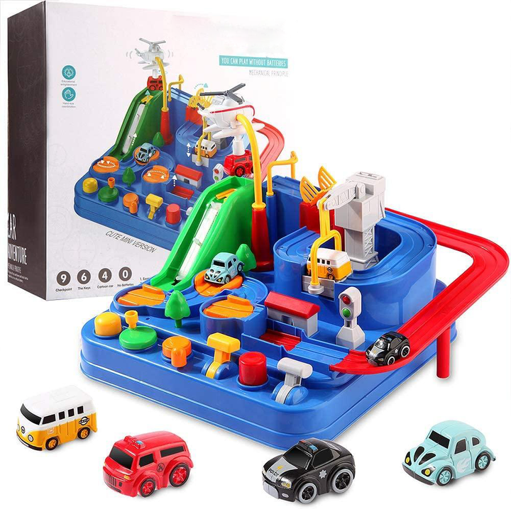 Educational Car Adventures - MindDrive-Light blue-Nora Luxe