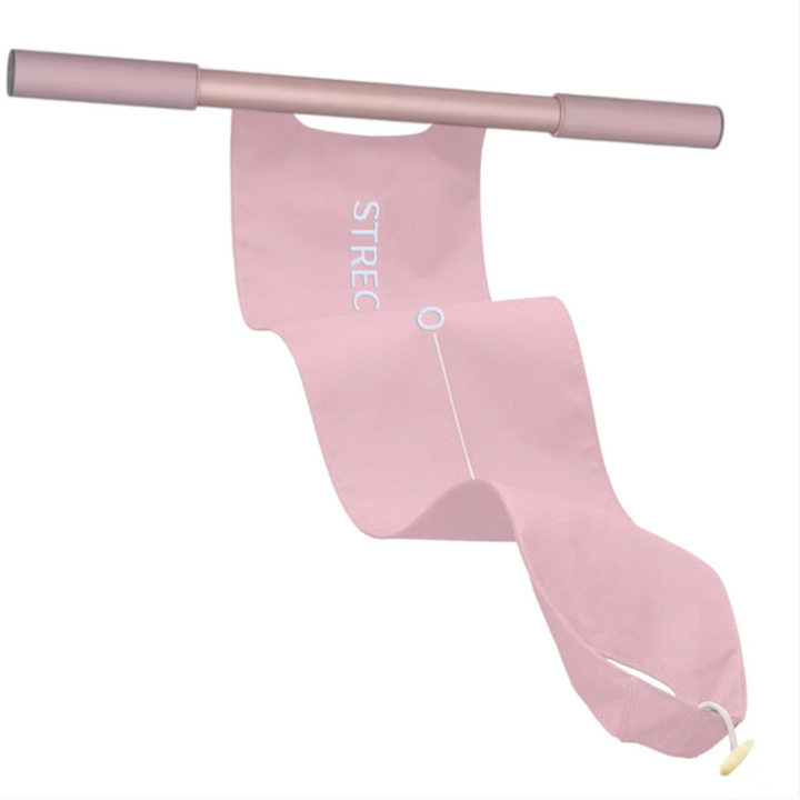 Elastic Training Band with Handles & Foot Loops - FlexiStretch Trainer-Pink-Nora Luxe