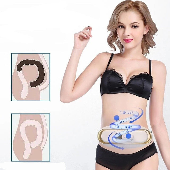 Electric Belly Fat Burner and Waist Massager - SlimBelt-White-Nora Luxe