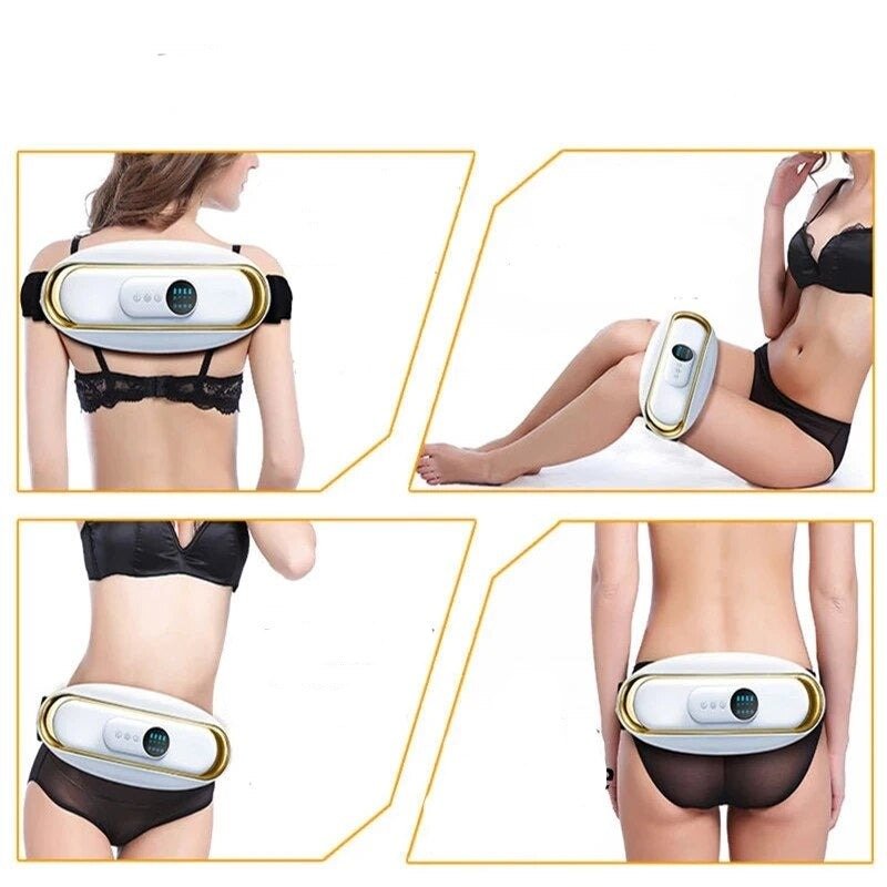 Electric Belly Fat Burner and Waist Massager - SlimBelt-White-Nora Luxe