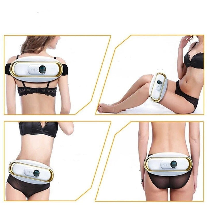 Electric Belly Fat Burner and Waist Massager - SlimBelt-White-Nora Luxe