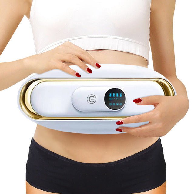 Electric Belly Fat Burner and Waist Massager - SlimBelt-White-Nora Luxe
