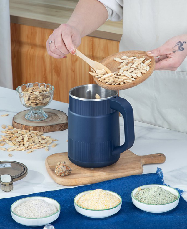 Electric Grain Mill - GrainMaker-Blue-Nora Luxe