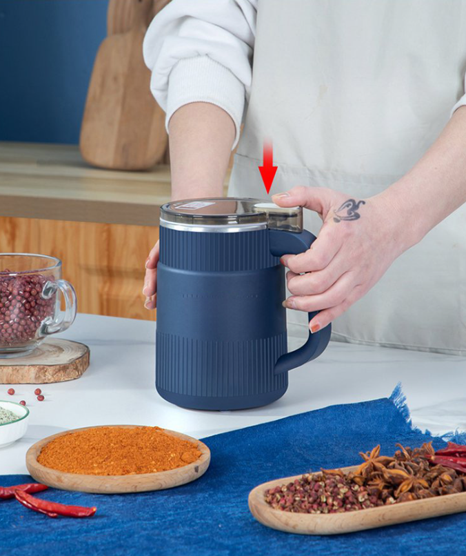 Electric Grain Mill - GrainMaker-Blue-Nora Luxe