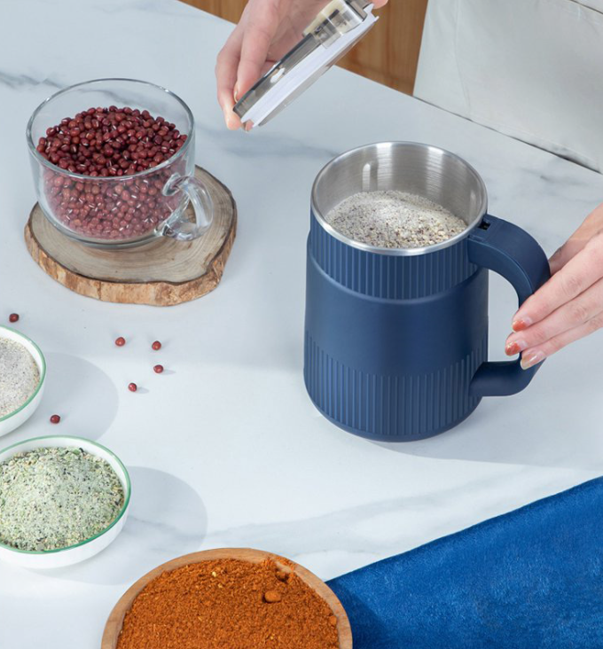 Electric Grain Mill - GrainMaker-Blue-Nora Luxe