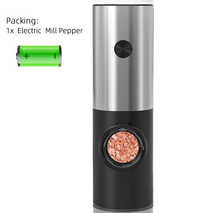 Electric Pepper and Salt Mill Set - SpiceLite-Black without a base-Nora Luxe