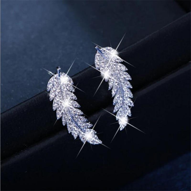 Elegant Angel Wing Earrings | Sterling Silver Dangle Jewellery-Gold-Nora Luxe