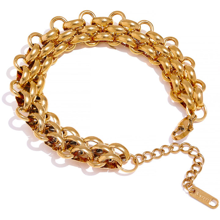 Elegant Charm Bracelet | Silver Plated | Perfect Gift-Gold-plated-Nora Luxe