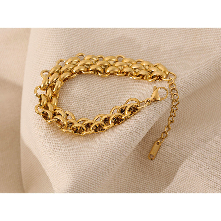 Elegant Charm Bracelet | Silver Plated | Perfect Gift-Gold-plated-Nora Luxe