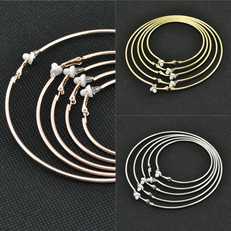 Elegant Crystal Clip-On Earrings | Comfortable Non-Pierced Jewellery-Silver clip 3cm-Nora Luxe