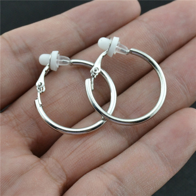 Elegant Crystal Clip-On Earrings | Comfortable Non-Pierced Jewellery-Silver clip 3cm-Nora Luxe