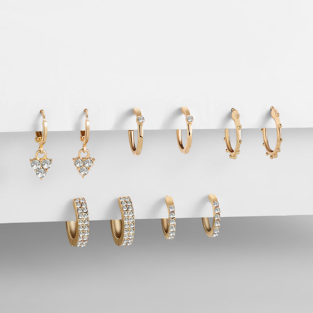 Elegant Dangle Earrings | Chic and Versatile Design-Elegant crystal gold-Nora Luxe