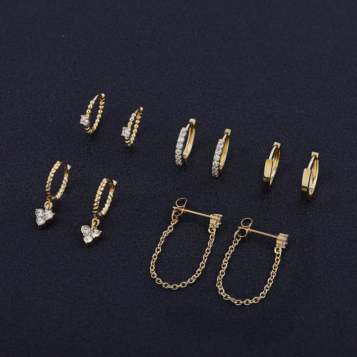 Elegant Dangle Earrings | Chic and Versatile Design-Gold crystal-Nora Luxe