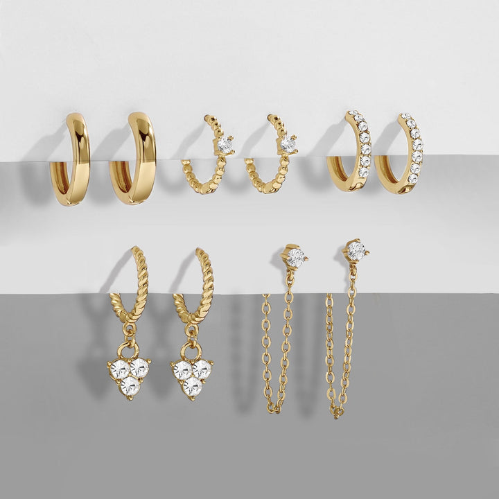 Elegant Dangle Earrings | Chic and Versatile Design-Gold crystal-Nora Luxe