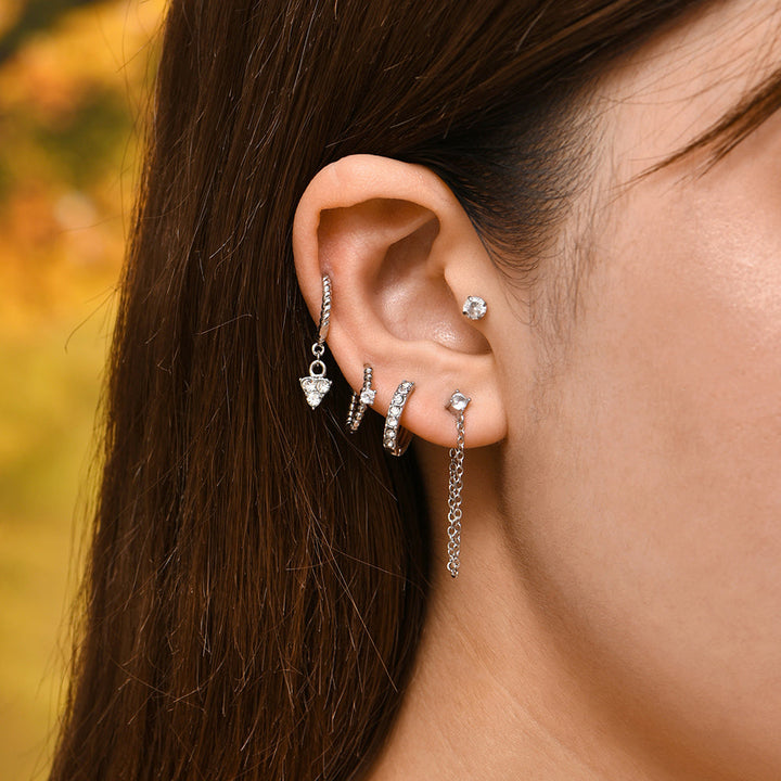 Elegant Dangle Earrings | Chic and Versatile Design-Gold crystal-Nora Luxe