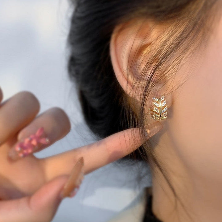 Elegant Diamond Earrings | Sparkling Studs for Every Occasion-White Gold-Nora Luxe
