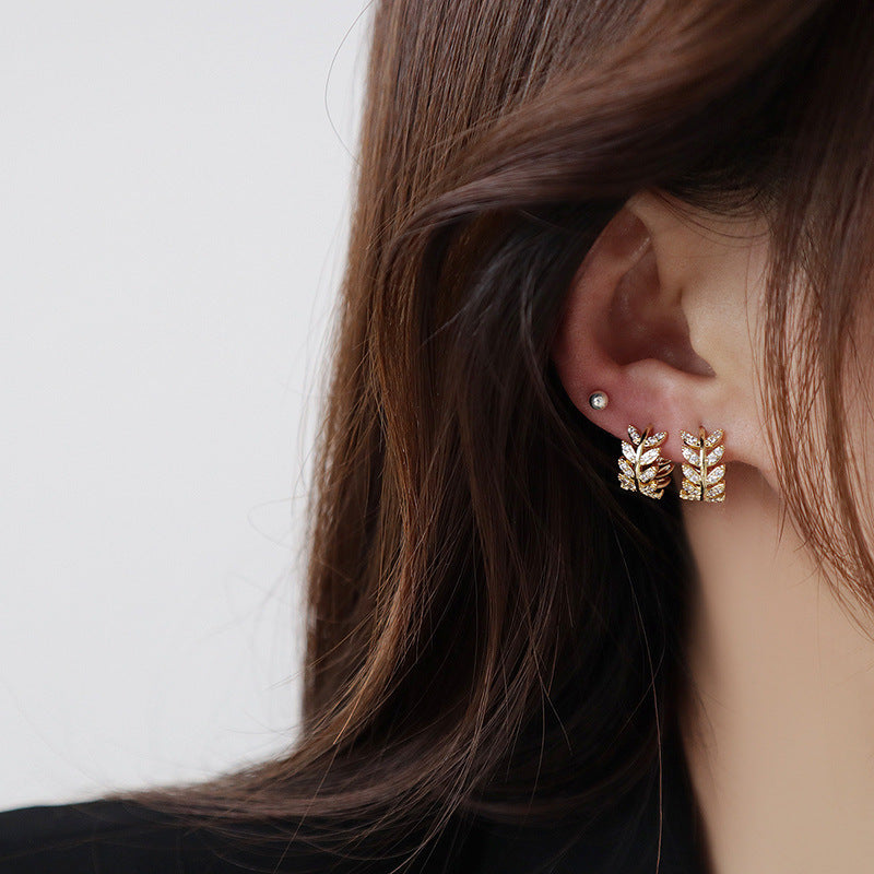 Elegant Diamond Earrings | Sparkling Studs for Every Occasion-White Gold-Nora Luxe