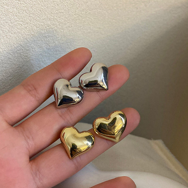 Elegant Heart Earrings | Perfect Gift For Her-Earring set (2-pcs)-Nora Luxe