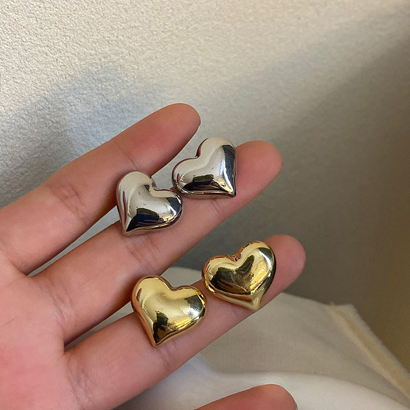 Elegant Heart Earrings | Perfect Gift For Her-Earring set (2-pcs)-Nora Luxe