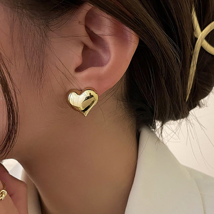 Elegant Heart Earrings | Perfect Gift For Her-Earring set (2-pcs)-Nora Luxe