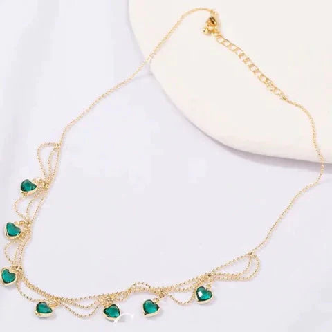 Elegant Heart Necklace-Nora Luxe