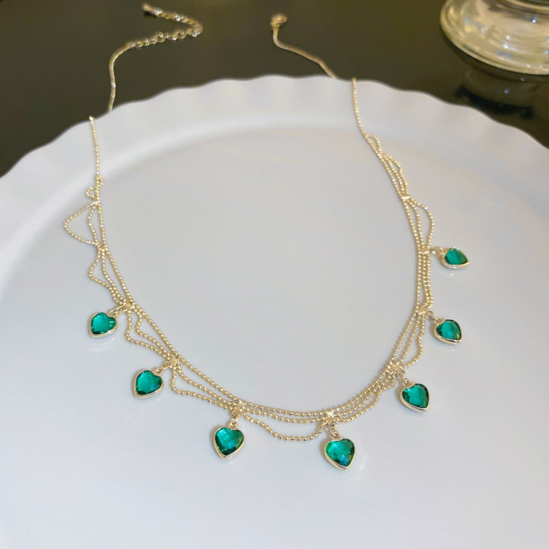 Elegant Heart Necklace-Nora Luxe