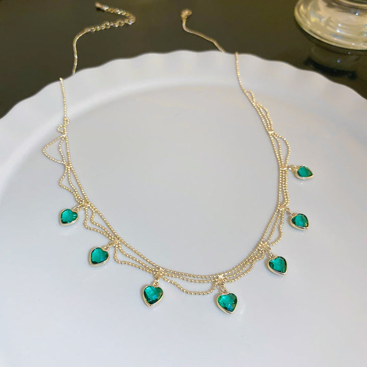 Elegant Heart Necklace-Nora Luxe