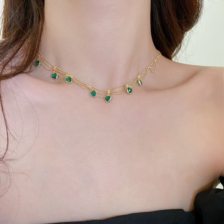 Elegant Heart Necklace-Nora Luxe