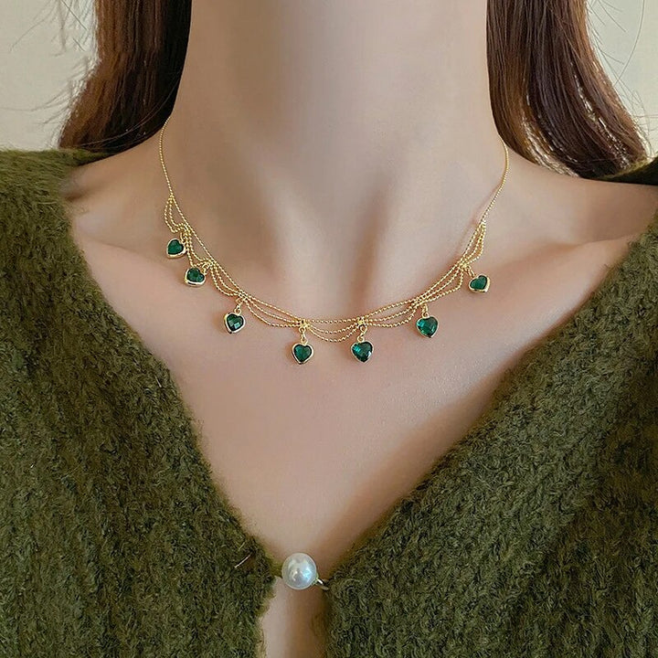 Elegant Heart Necklace-Nora Luxe