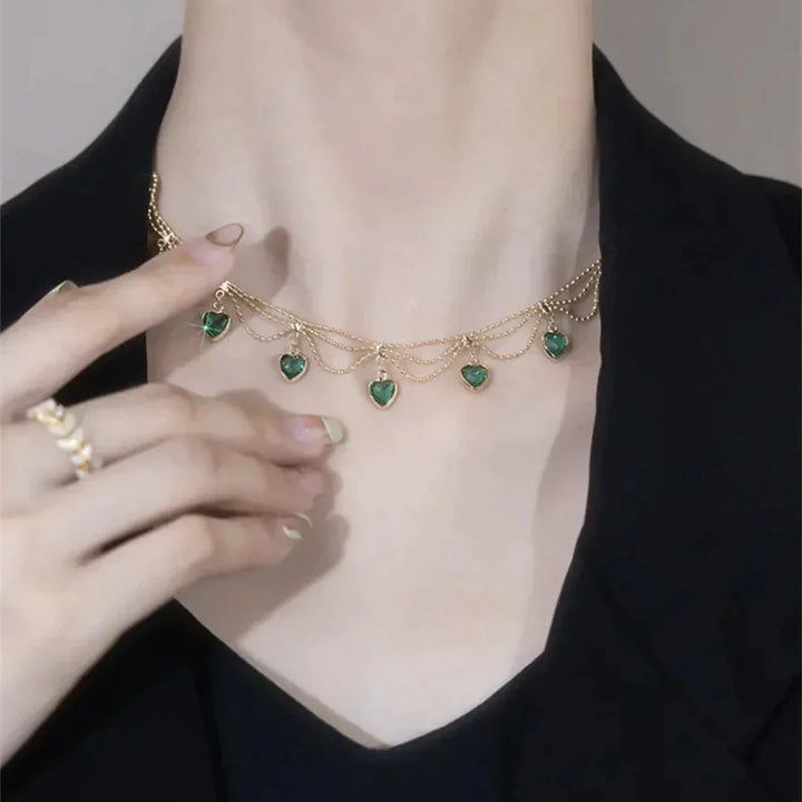 Elegant Heart Necklace-Nora Luxe