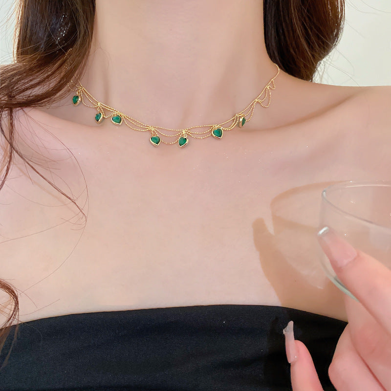 Elegant Heart Necklace-Nora Luxe
