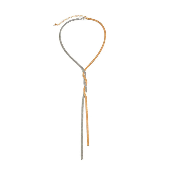 Elegant Long Chain Necklace | Classic Jewellery for Women-Flat Gold-Nora Luxe