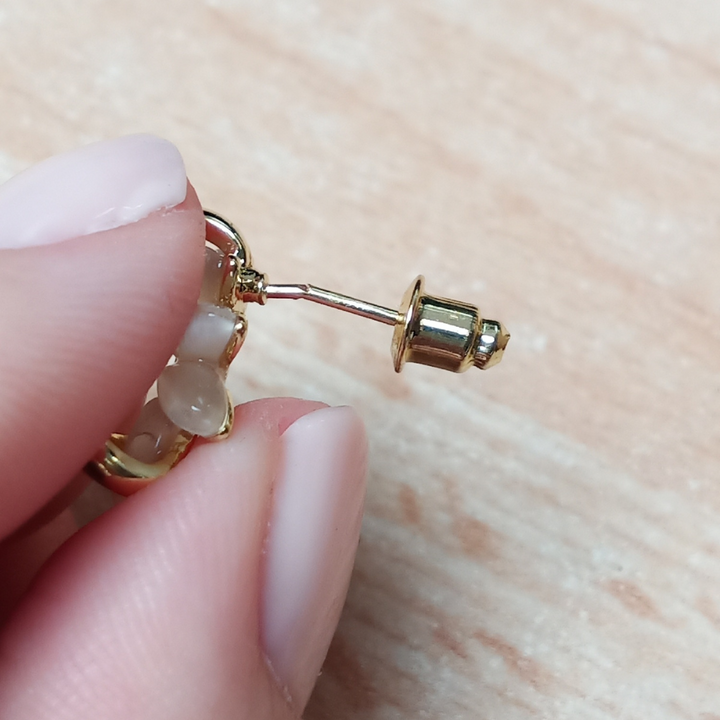 Elegant Opal Flower Petal Earrings | Sophisticated and Stylish-Nora Luxe