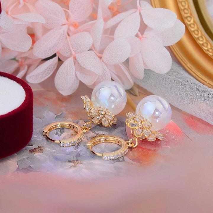 ELEGANT PEARL EARRINGS - Timeless Women's Jewellery-Nora Luxe