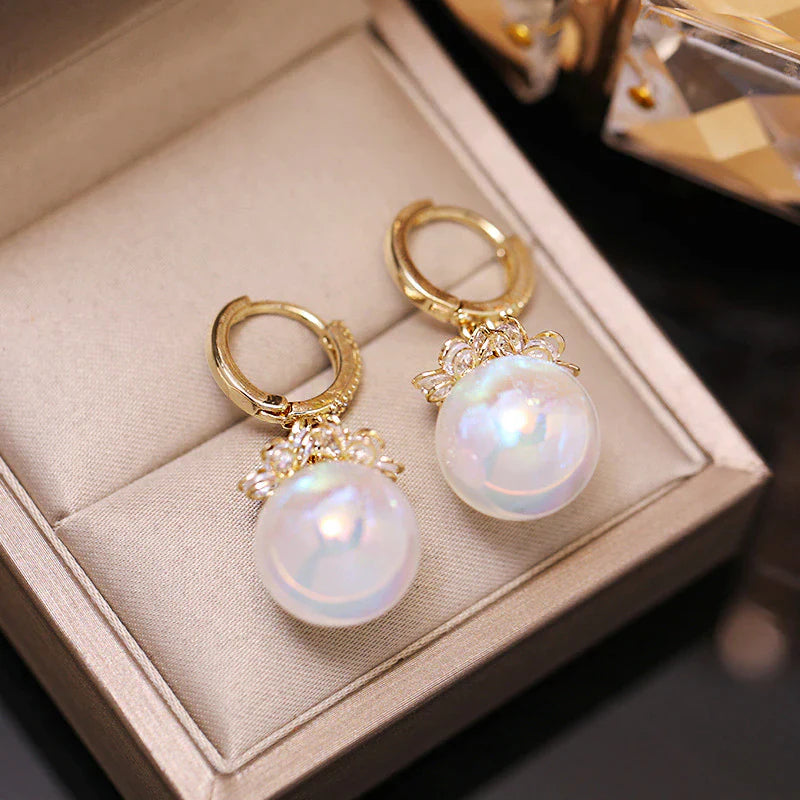 ELEGANT PEARL EARRINGS - Timeless Women's Jewellery-Nora Luxe
