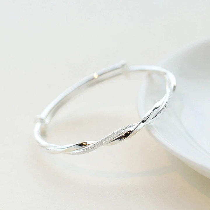 Elegant Silver Bracelet | Intricate Design-Nora Luxe