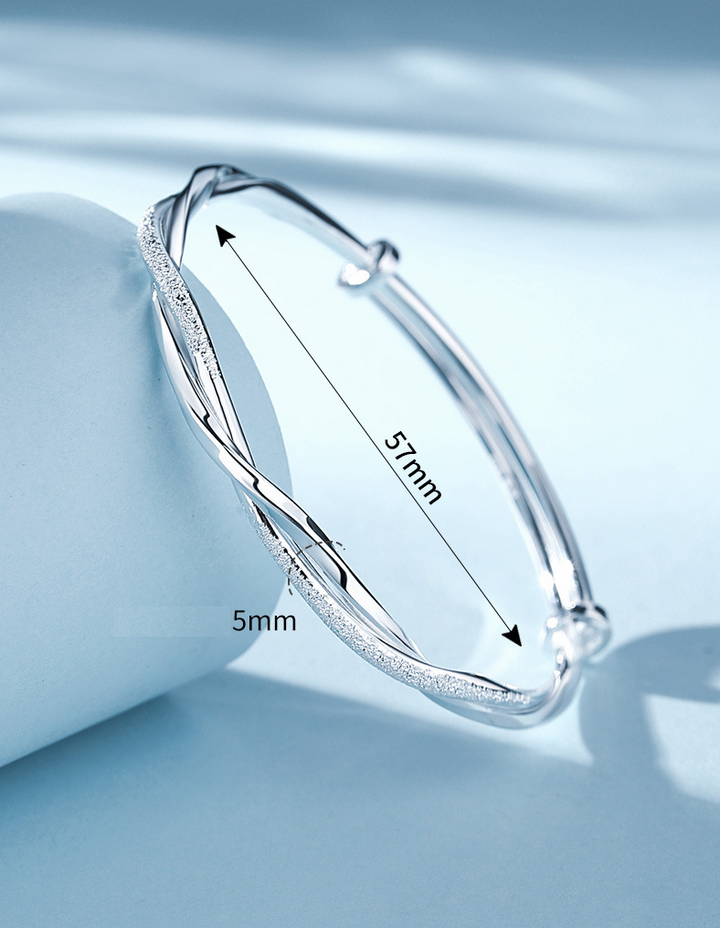 Elegant Silver Bracelet | Intricate Design-Nora Luxe