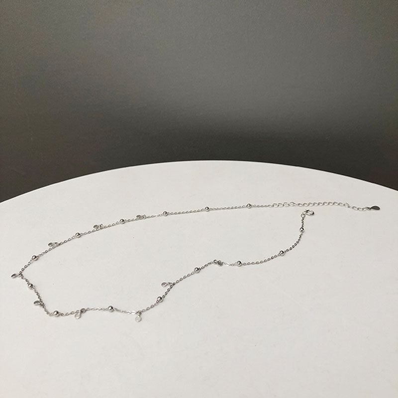 Elegant Silver Teardrop Necklace | Perfect for Every Occasion-Nora Luxe