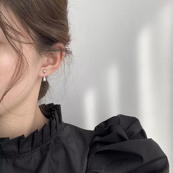 Elegant Teardrop Stud Earrings | Classic Women's Jewellery-GOLD-Nora Luxe