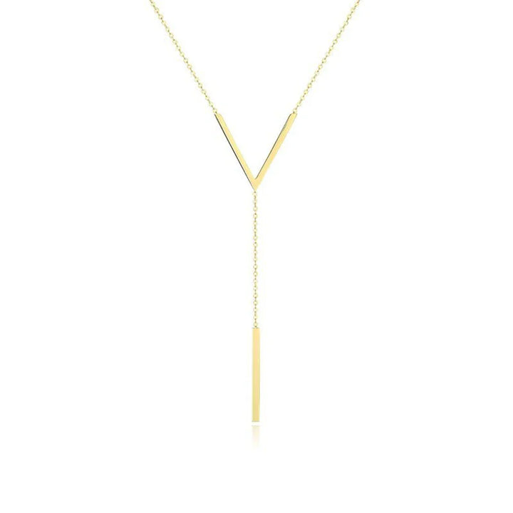 Elegant V-Shaped Gold Necklace | Timeless Style-Nora Luxe